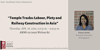 Primaire afbeelding van “Temple Tracks: Labour, Piety and Railway Construction in Asia” w/ Sinha