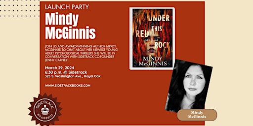 Primaire afbeelding van Mindy McGinnis at Sidetrack Bookshop