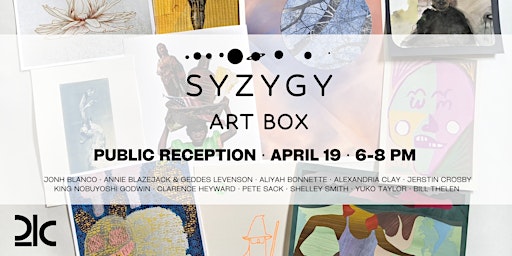 Imagem principal do evento SYZYGY Art Box Public Reception