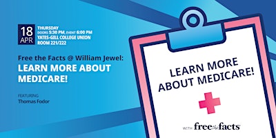 Primaire afbeelding van Free the Facts @ William & Jewell: Learn About Medicare!