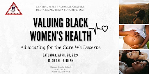 Primaire afbeelding van Valuing Black Women's Health - Advocating for the Care We Deserve