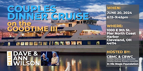 Couples Dinner Cruise on the Goodtime III