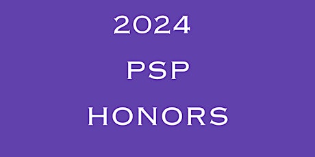 2024 PSP HONORS