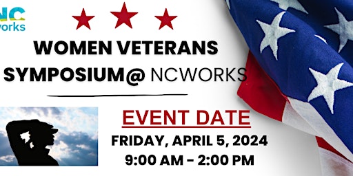 Primaire afbeelding van Women Veterans Symposium@NCWorks