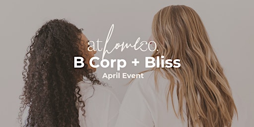 Imagem principal do evento B Corp + Bliss