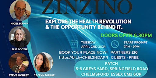 Imagem principal do evento Zinzino Product and Business Overview - Chelmsford