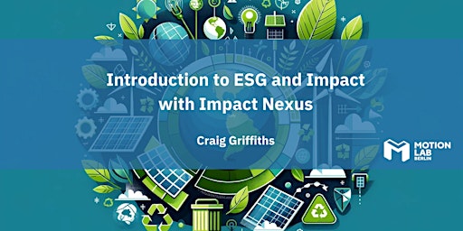 Imagem principal do evento ESG vs Impact