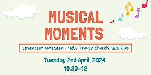 Imagem principal do evento Musical Moments - Easter Family Music Activity