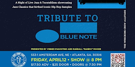 Imagem principal do evento SAMPLE THIS! Live Funk Jazz Quintet w/ Hip Hop DJ (Blue Note Edition)