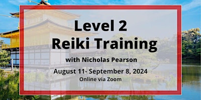 Primaire afbeelding van Level 2 Reiki Training Online (Sunday Afternoon Session)
