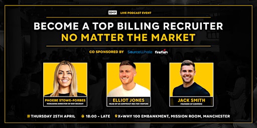 Imagem principal do evento Become a Top Billing Recruiter, No Matter the Market