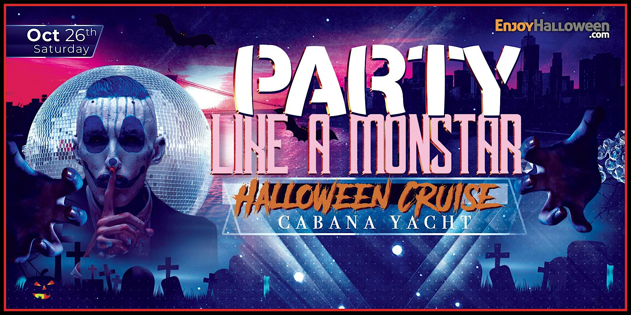 Party Like a MonSTAR Halloween Yacht Cruise New York City