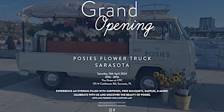 Sarasota Posies Flower Truck Grand Opening