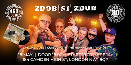 Imagem principal do evento Zdob si Zdub | 18.05 | London