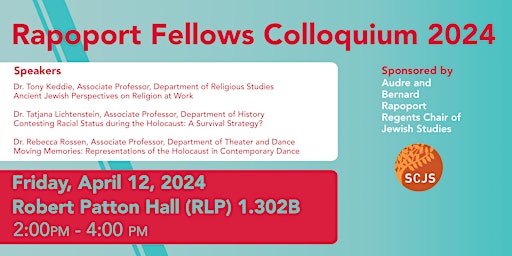 Imagen principal de Rapoport Fellows Colloquium 2024