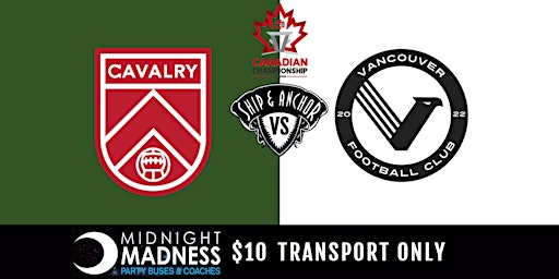 Imagem principal de TRANSPORT ONLY - Canadian Championship: Cavalry vs Vancouver