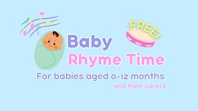 NEW Baby Rhyme Time (ages 0-12 months) @ Warwick Library - Starting 10/4/24