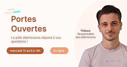 Portes ouvertes en ligne : découvrez nos formations - mer. 10 avril