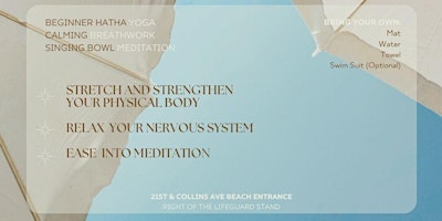 April 2024  Pink Full Moon Beach Yoga Breathwork Meditation primary image