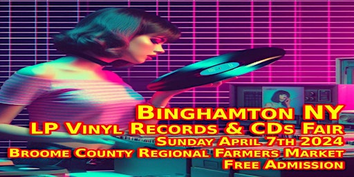 Hauptbild für Binghamton - 100,000 LP Vinyl Records, CDs, 45s For sale - Free Admission