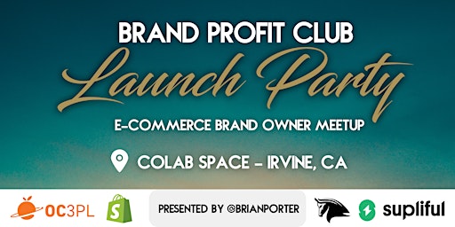 Imagem principal do evento Brand Profit Club Launch Party