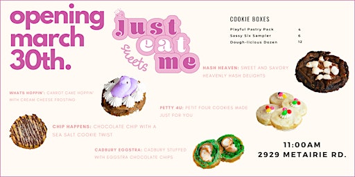 Imagem principal do evento Just Eat Me Sweets Grand Opening