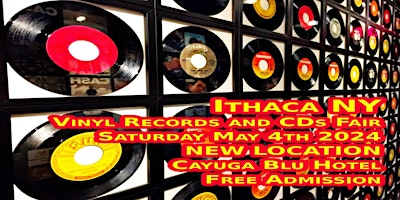 Ithaca NY LP Vinyl Records & CDs Fair RETURNS - NEW LOCATION Free Admission primary image