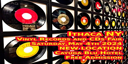 Ithaca NY LP Vinyl Records & CDs Fair RETURNS - NEW LOCATION Free Admission primary image