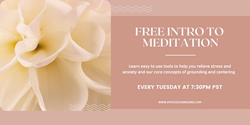 Hauptbild für Free Intro to Meditation