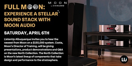 Imagem principal do evento Full Moon: Experience a Stellar Sound Stack with Moon Audio