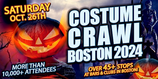 Imagem principal de Costume Crawl Boston - Halloween 2024 Bar Crawl