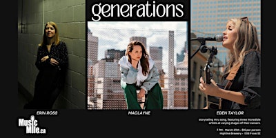 Imagen principal de Generations: Erin Ross, Maclayne, Eden Taylor