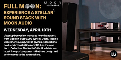 Imagem principal do evento Full Moon: Experience a Stellar Sound Stack with Moon Audio