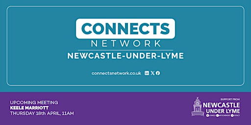 Primaire afbeelding van Connects Network Meeting - Newcastle-under-Lyme- April 2024
