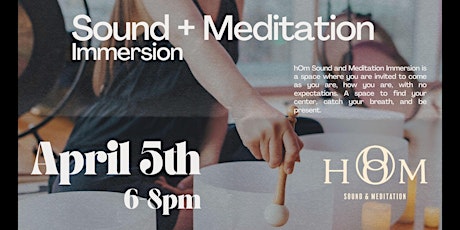Sound Healing & Meditation Immersion