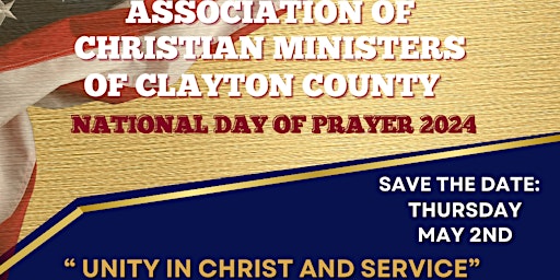 Imagem principal do evento ACMCC National Day of Prayer 2024