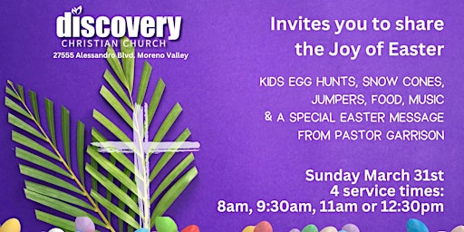 Imagen principal de EASTER 2024 at Discovery Christian Church