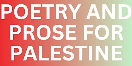 Poetry & Prose For Palestine