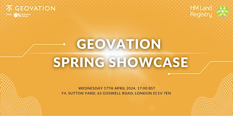 Imagen principal de Geovation Spring Showcase 2024