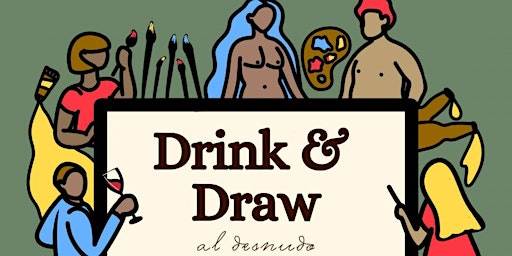 Imagem principal do evento Drink&Draw al desnudo
