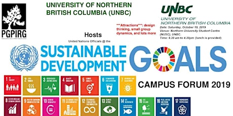 United Nations SDGs Training Forum - UNBC, Prince George Campus primary image