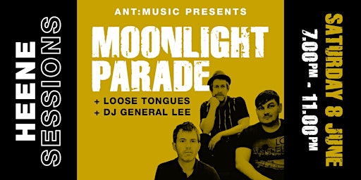 Primaire afbeelding van MOONLIGHT PARADE + Loose Tongues + DJ General Lee