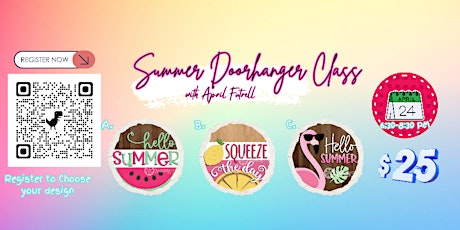 Summer Doorhanger Class