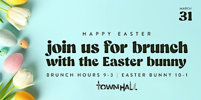 Imagen principal de Kids Easter Brunch With Easter Bunny - TownHall Short North