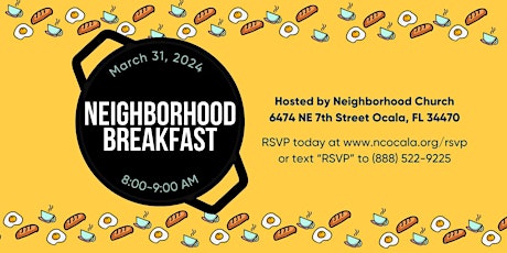 Easter Breakfast (Free Neighborhood Meal)