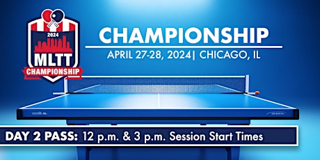 Major League Table Tennis | Chicago, IL | April  28, 2024