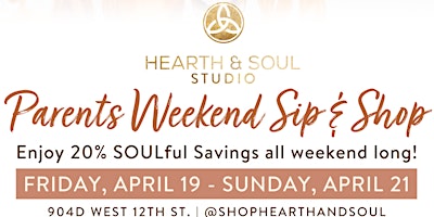 Hauptbild für UT Parent's Weekend Sip & Shop