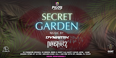 THE LEGENDARY SECRET GARDEN PARTY AT PILOS