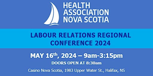 Image principale de Labour Relations Regional Conference 2024 - Halifax, NS