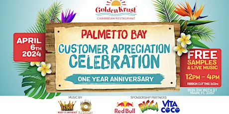 Golden Krust Palmetto Bay One Year Anniversary